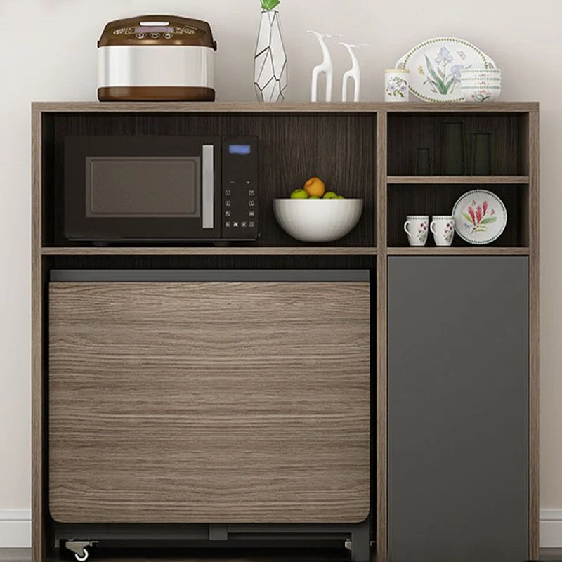 Actueel MDF 1-Door Sideboard 45.5"H Buffet Server Dining Room Gemakkelijk Schoon te Maken White