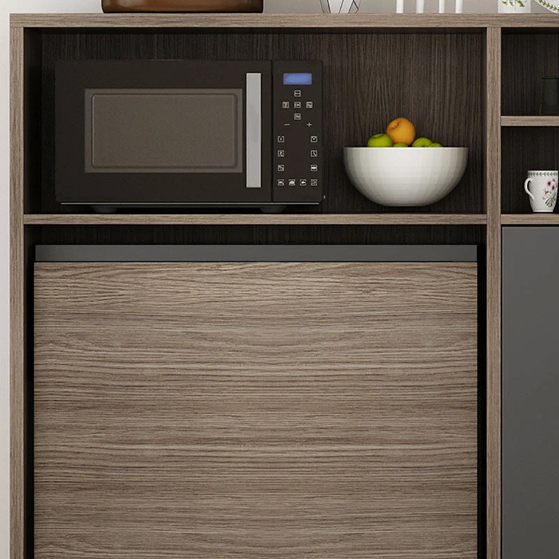 Actueel MDF 1-Door Sideboard 45.5"H Buffet Server Dining Room Gemakkelijk Schoon te Maken White