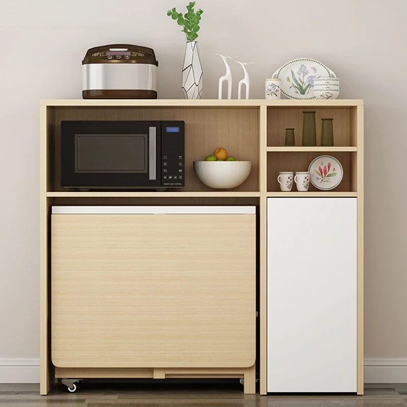 Actueel MDF 1-Door Sideboard 45.5"H Buffet Server Dining Room Gemakkelijk Schoon te Maken White