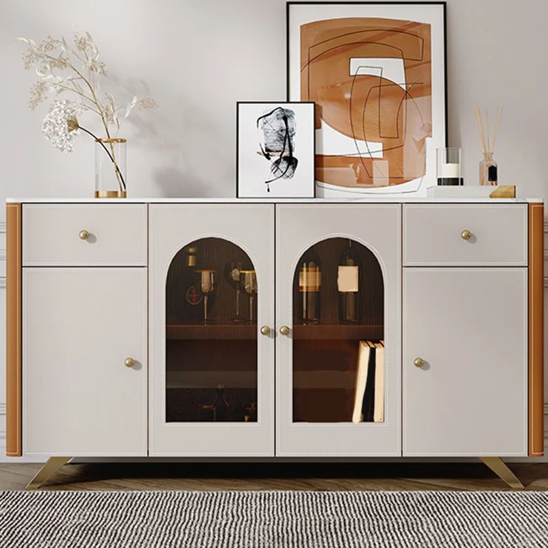 Actueel Sideboard Buffet 2-Drawer and 4-Door Buffet Table LED Lights 47l