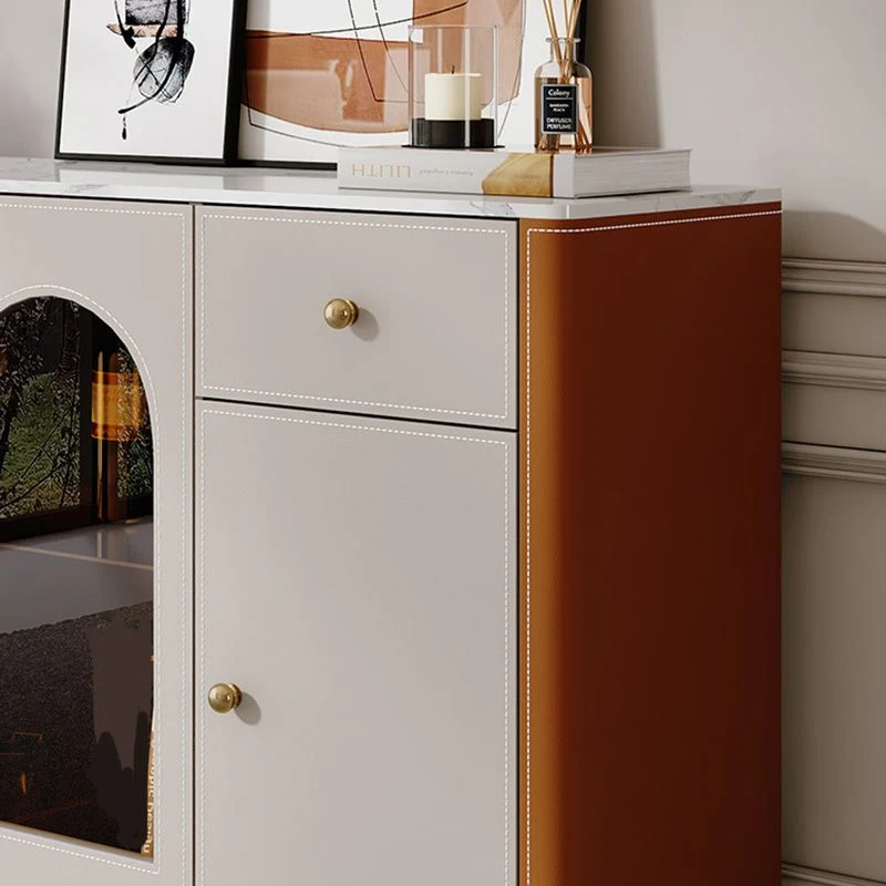 Actueel Sideboard Buffet 2-Drawer and 4-Door Buffet Table LED Lights 47l