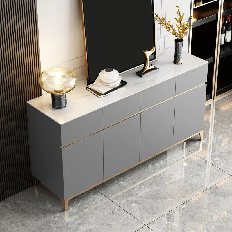 Actueel Sideboard Buffet Cabinets Buffet Table 4-Drawer and 4-Door 47l