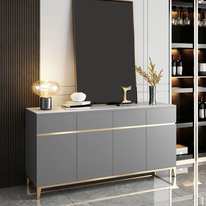 Actueel Sideboard Buffet Cabinets Buffet Table 4-Drawer and 4-Door 47l