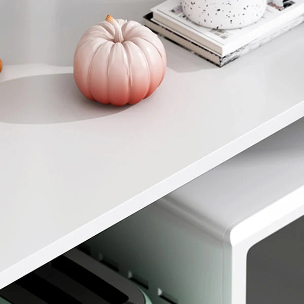 Actueel Solid Wood Sideboard Table 1-Drawer Sideboard Gray 31l