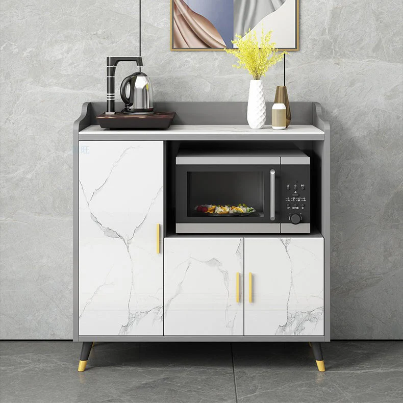Actueel Stone 38.5"H Sideboard Buffet Dining Room Buffet Server Storage 24l