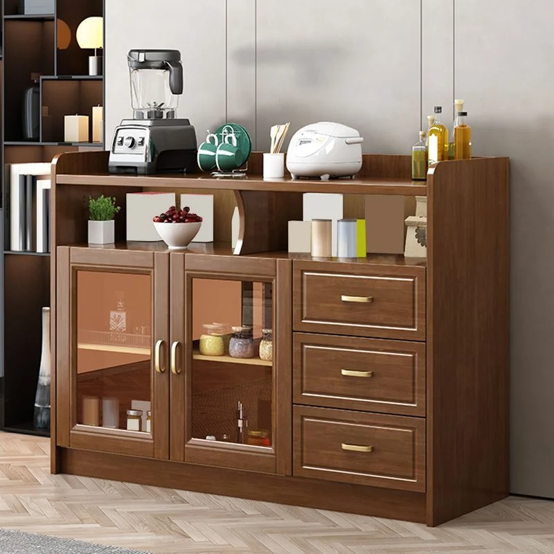 Actueel Style Buffet Table Solid Wood Side Board Cabinet and Drawers met Stoelen Set 39l