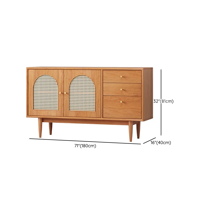 Actueel Style Dining Buffet Wood Sideboard Cabinets and Drawers 180 x 90 cm 47l