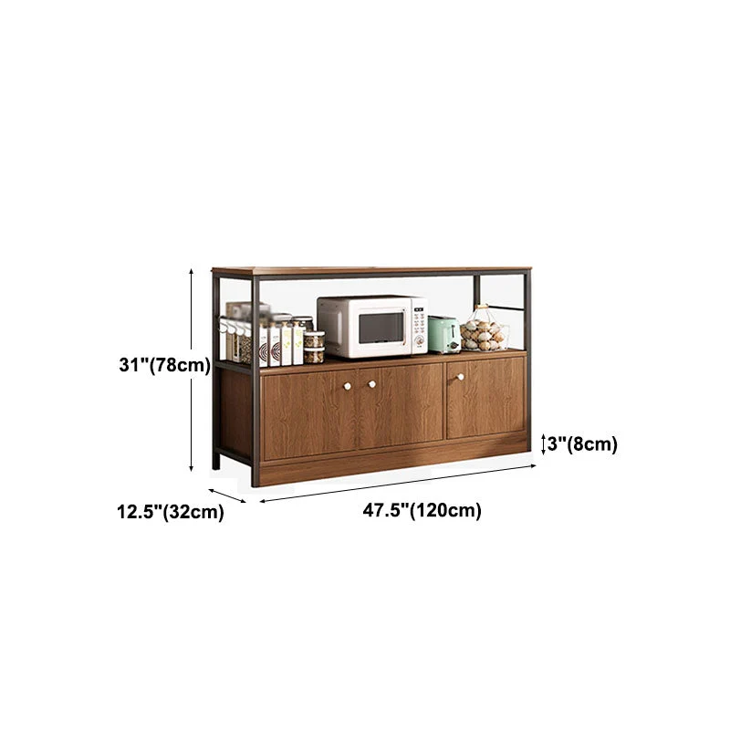 Actueel Style Sideboard Metal Open Storage Sideboard Kitchen Dining Room 31l