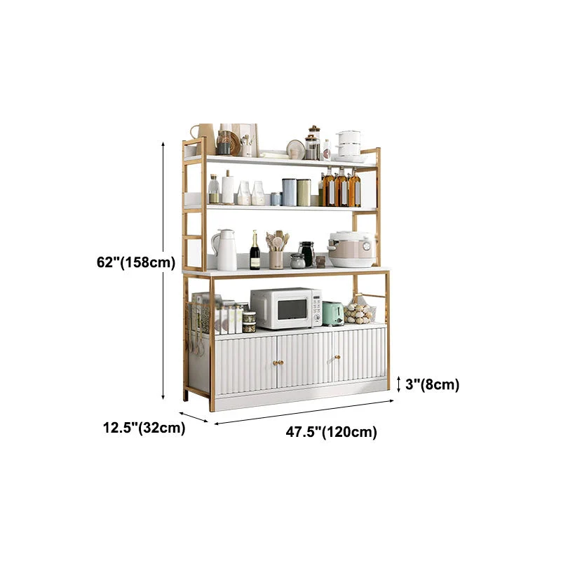 Actueel Style Sideboard Metal Open Storage Sideboard Kitchen Dining Room 31l