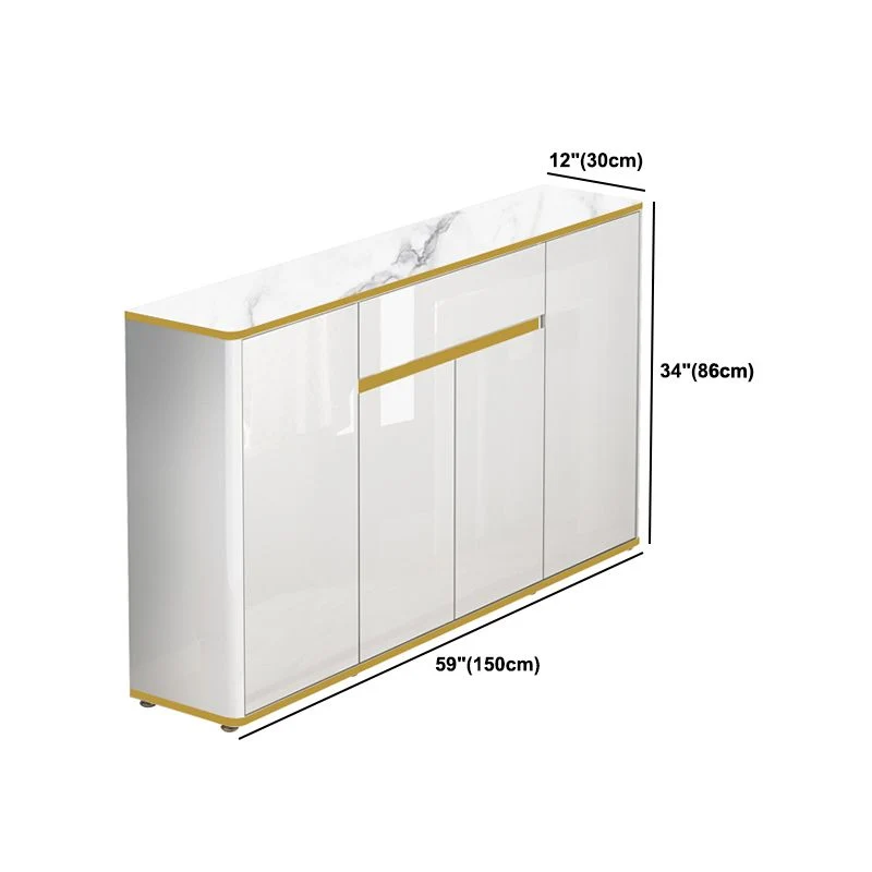 Artificial Wood Sideboard Hedendaags Buffet Server Cabinet Storage Living Room | Uitbreidbaar | Eettafel Https
