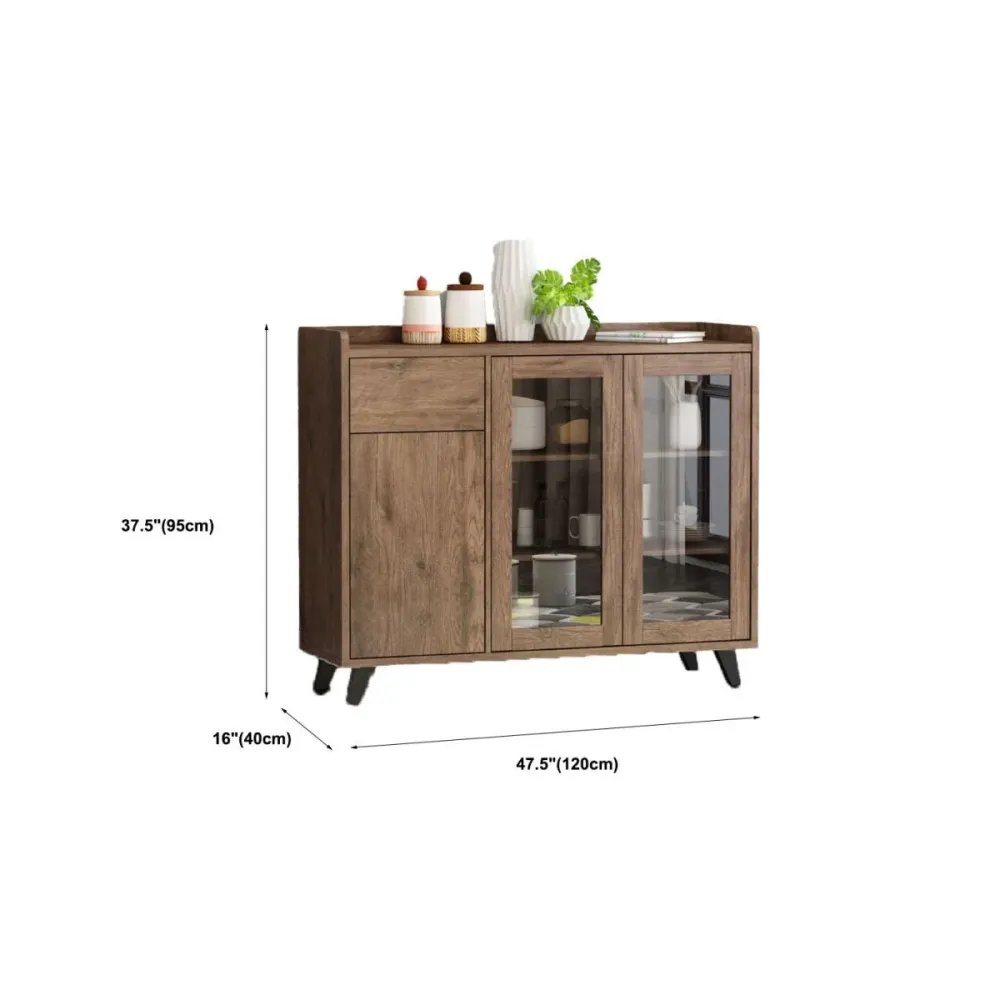 Bruin Contemporary Side Board Engineered Wood Sideboard Dining Room 24l
