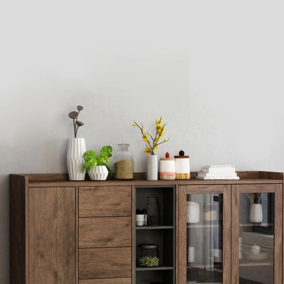 Bruin Contemporary Side Board Engineered Wood Sideboard Dining Room 24l
