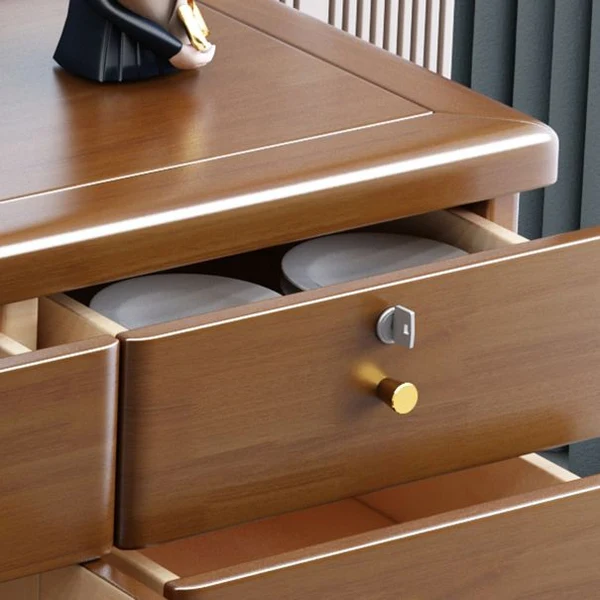 Cabinets Storage Glam Credenza Eenkleurig Wood Buffet Sideboard Drawers