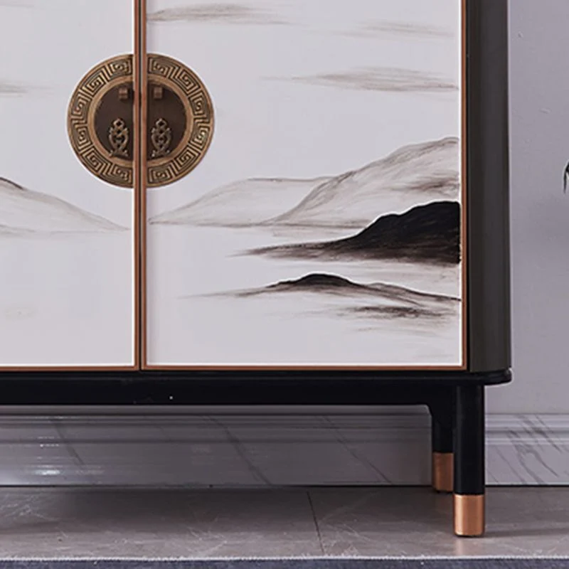 Contemporain & Contemporary Style Wood Buffet Sideboard Cabinets Gemakkelijk Schoon te Maken 31l