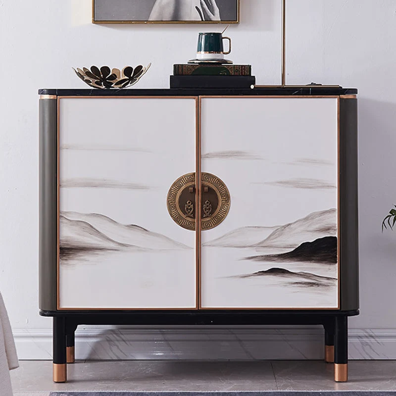 Contemporain & Contemporary Style Wood Buffet Sideboard Cabinets Gemakkelijk Schoon te Maken 31l