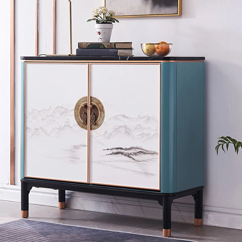 Contemporain & Contemporary Style Wood Buffet Sideboard Cabinets Gemakkelijk Schoon te Maken 31l