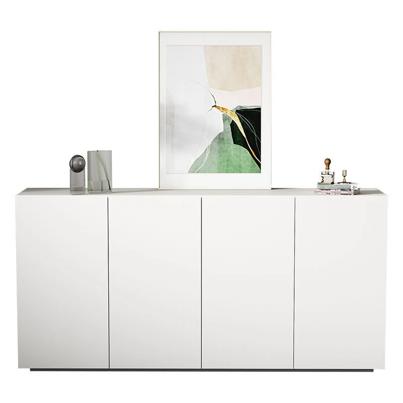 Contemporain Sideboard Engineered Wood Sideboard Buffet Shelves Dining Room Https