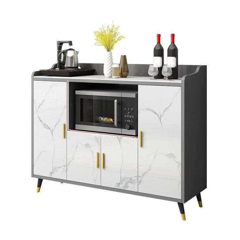 Contemporain Stone 38.5"H Sideboard Buffet Dining Room Buffet Server Storage 180 x 90 cm 24l