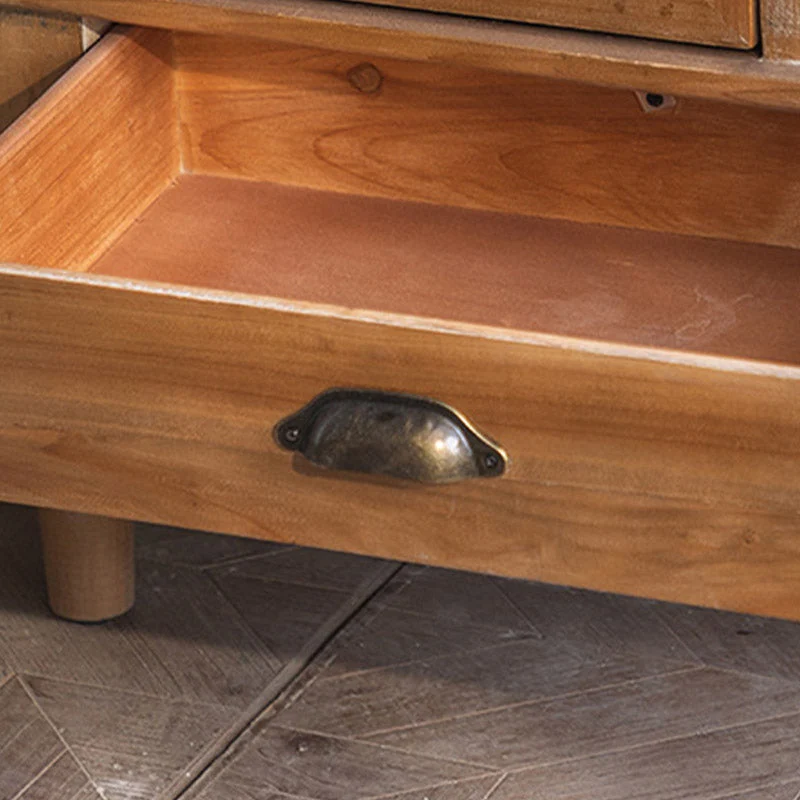 Contemporain Style Sideboard Solid Wood Side Board Kitchen Use | Uitbreidbaar | Eettafel 45l