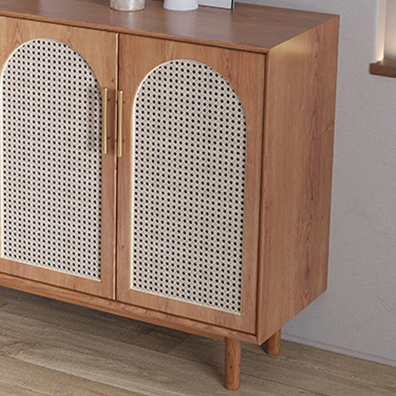 Contemporary Brown Wicker Doors Sideboard Massief Wood Buffet Table Living Room Https