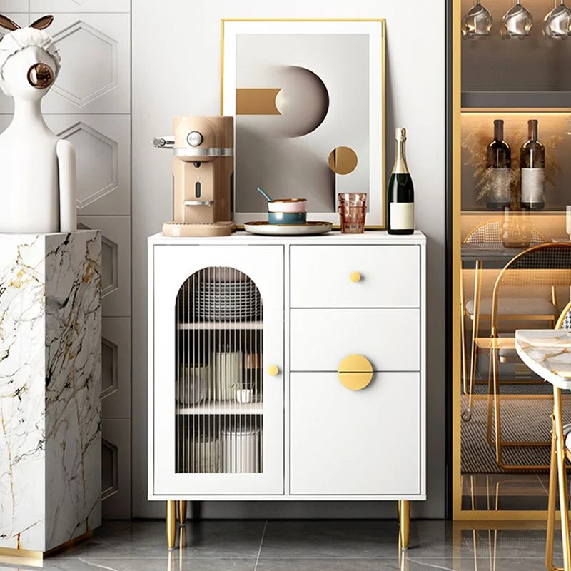 Contemporary Buffet Sideboard Stone Buffet Stand Cabinet and Drawers Gemakkelijk Schoon te Maken 31l
