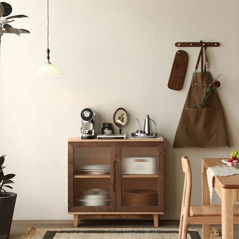 Contemporary Buffet Table Effen Wood Sideboard Table Doors Living Room 22l
