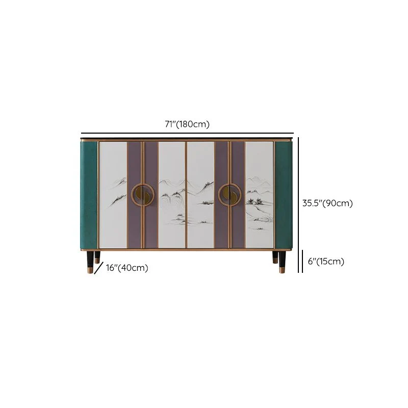 Contemporary & Eigentijds Style Wood Buffet Sideboard Cabinets 47l