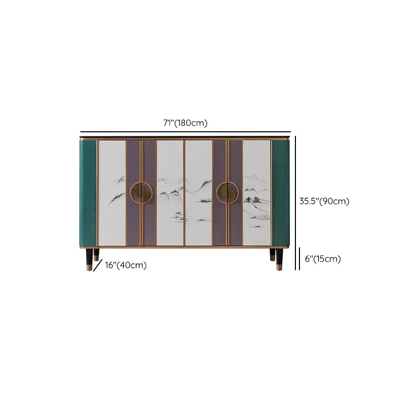 Contemporary & Eigentijds Style Wood Buffet Sideboard Cabinets 47l