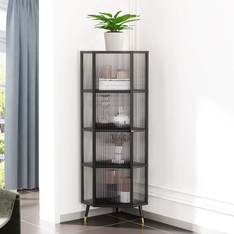 Contemporary Glazen Door Buffet Sideboard Living Room Sideboard Cabinet 16l