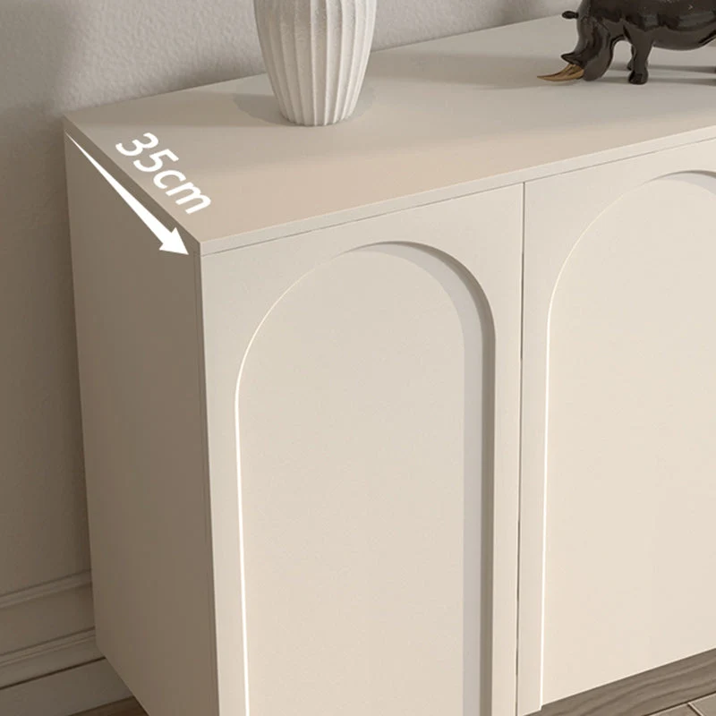 Contemporary Melkwit Wood Buffet Sideboard Adjustable Shelving Sideboard 31l
