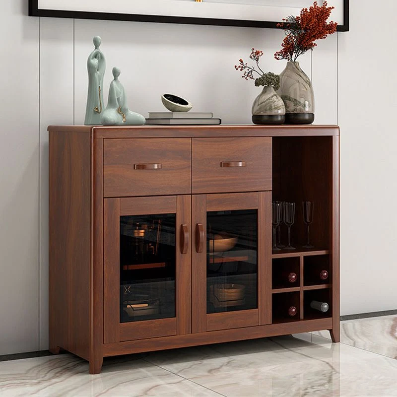 Contemporary Side Board Bruin Engineered Wood Sideboard Dining Room | Uitbreidbaar | Eettafel 32l