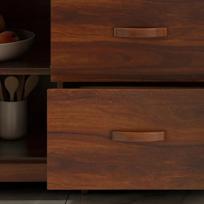 Contemporary Side Board Bruin Engineered Wood Sideboard Dining Room | Uitbreidbaar | Eettafel 32l