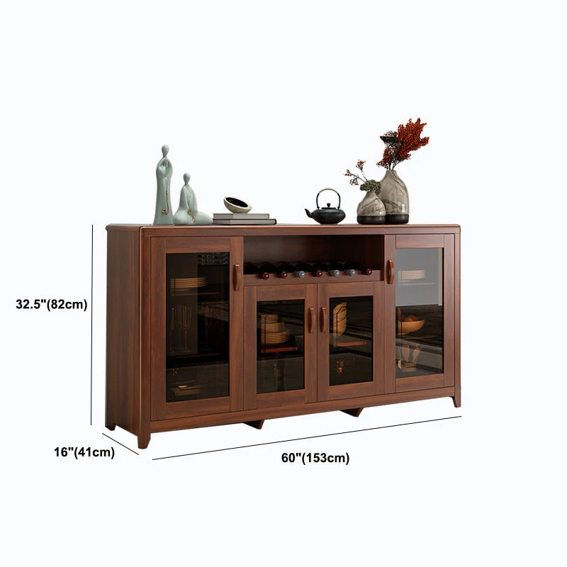 Contemporary Side Board Bruin Engineered Wood Sideboard Dining Room | Uitbreidbaar | Eettafel 32l
