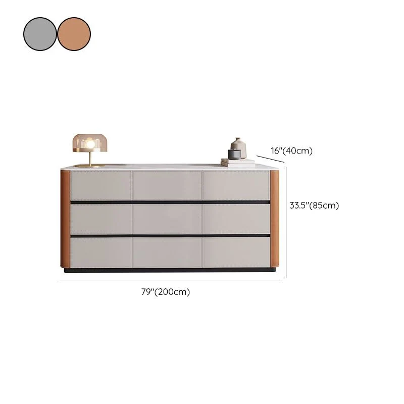Contemporary Side Board Stone Storage Sideboard Buffet Drawers Dining Room | Snelle Levering 39l