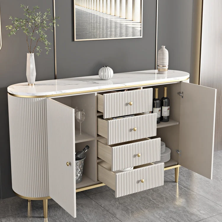 Contemporary Sideboard Cabinet Sneeuwwit Sideboard Table Drawers 47l