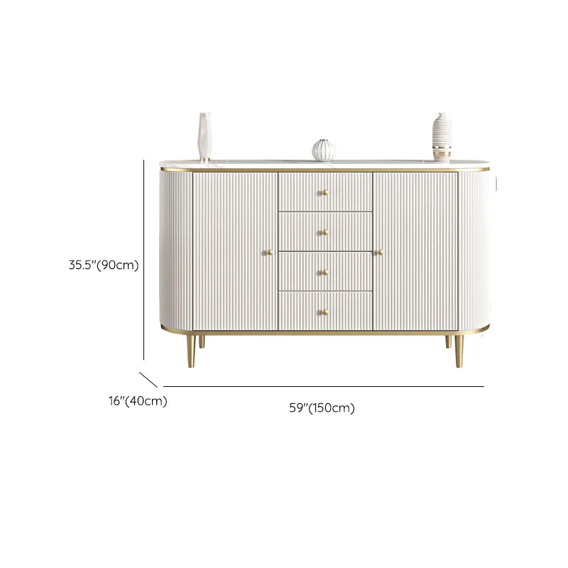 Contemporary Sideboard Cabinet Sneeuwwit Sideboard Table Drawers 47l