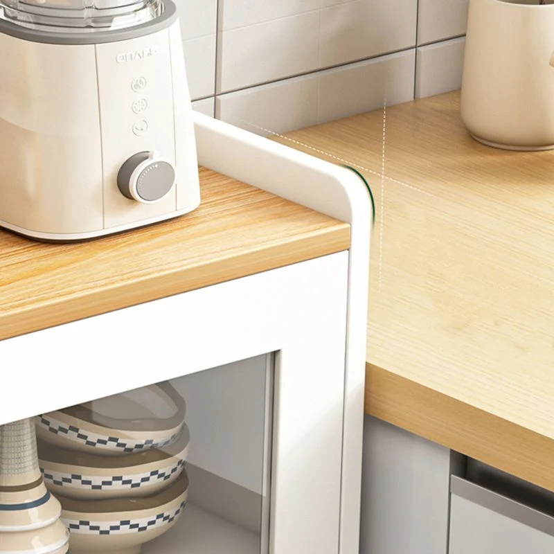 Contemporary Sideboard Engineered Wood Dining Sideboard Table Storage Grijze Waslaag 24l