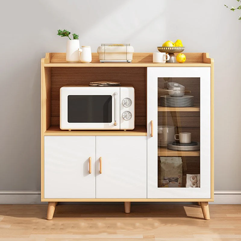 Contemporary Sideboard Engineered Wood Dining Sideboard Table Storage voor 6 Personen 24l