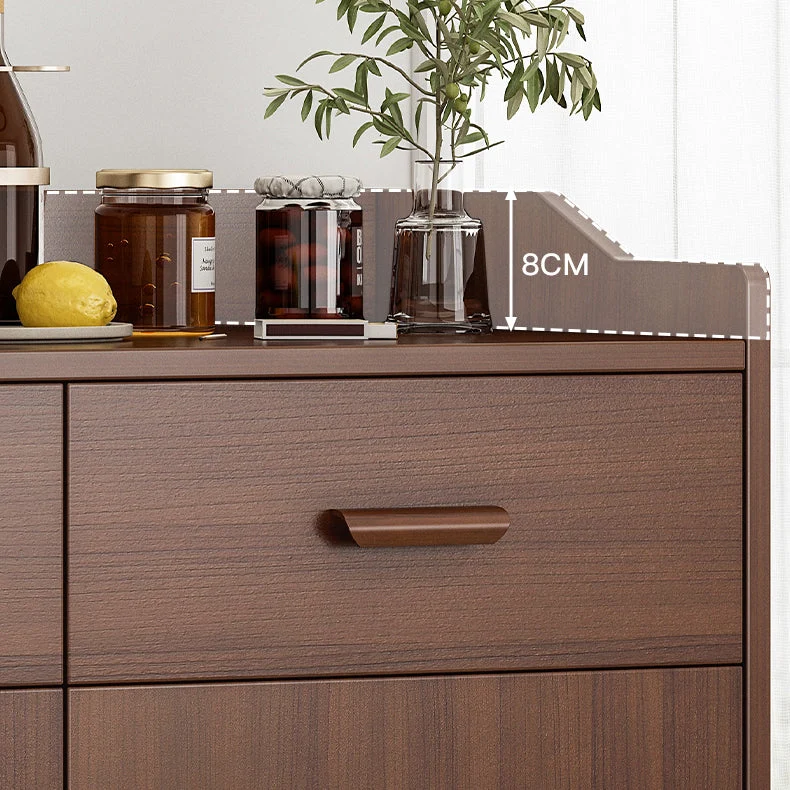 Contemporary Sideboard Engineered Wood Sideboard Table Storage voor 6 Personen 24l