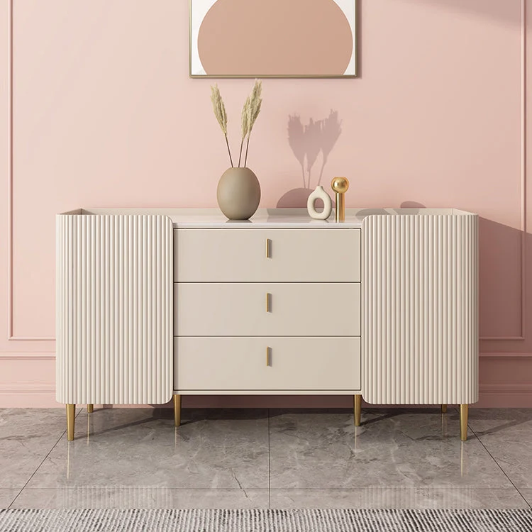 Contemporary Sideboard Stone Sideboard Cabinet Doors Kitchen Gemakkelijk Schoon te Maken 47l