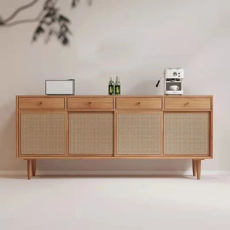 Contemporary Style Uni Wood Sideboard Cabinet Cabinets and Drawers 35l