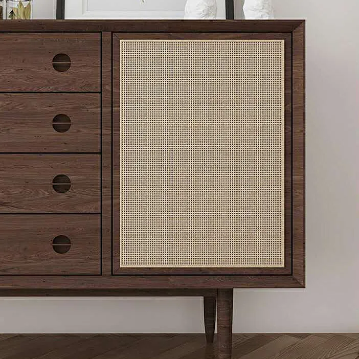 Dinning Room Actueel Style Cupboard 4 Drawer 2 Doors Pine Top Sideboard 47l