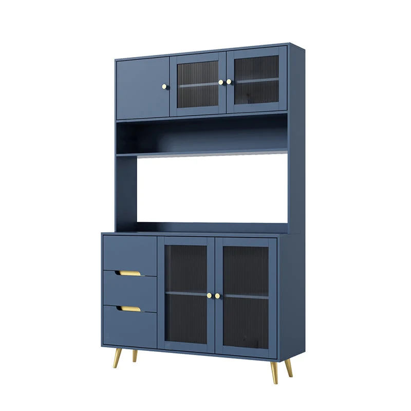 3 Drawer Sideboard Glam Style 78-inch Height Cupboard Living Room | Uitbreidbaar | Eettafel 31l