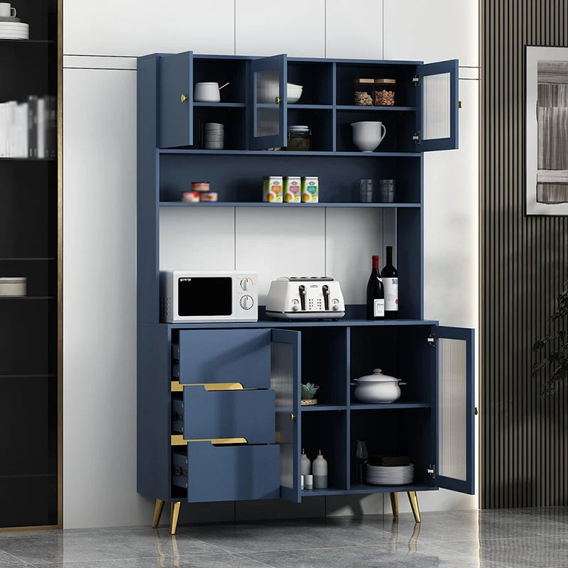 3 Drawer Sideboard Glam Style 78-inch Height Cupboard Living Room | Uitbreidbaar | Eettafel 31l
