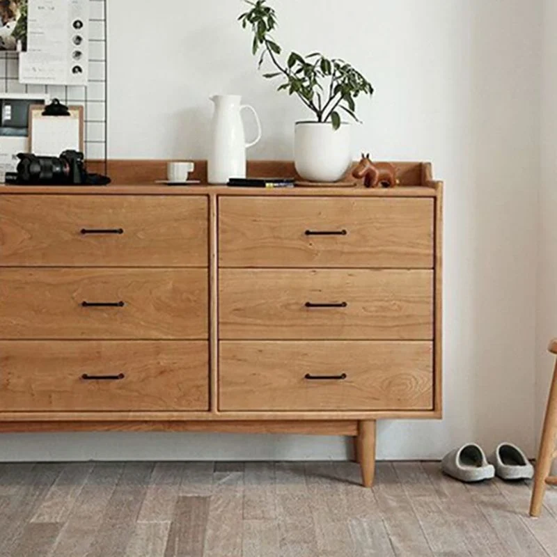 Duurzaam Houten Eigentijds 9-Drawer Sideboard Simple Pine Wood Buffet Table Dining Room 63l