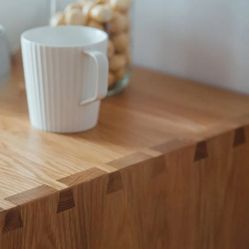 Duurzaam Houten Eigentijds 9-Drawer Sideboard Simple Pine Wood Buffet Table Dining Room 63l