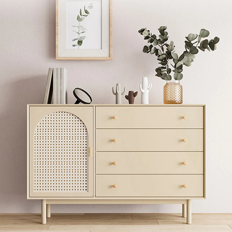 Ecru Contemporary Sideboard Engineered Wood Sideboard Dining Room 39