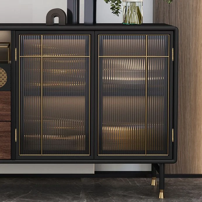 Eigentijds Buffet Table Engineered Wood Sideboard Table Lights Kitchen 31l