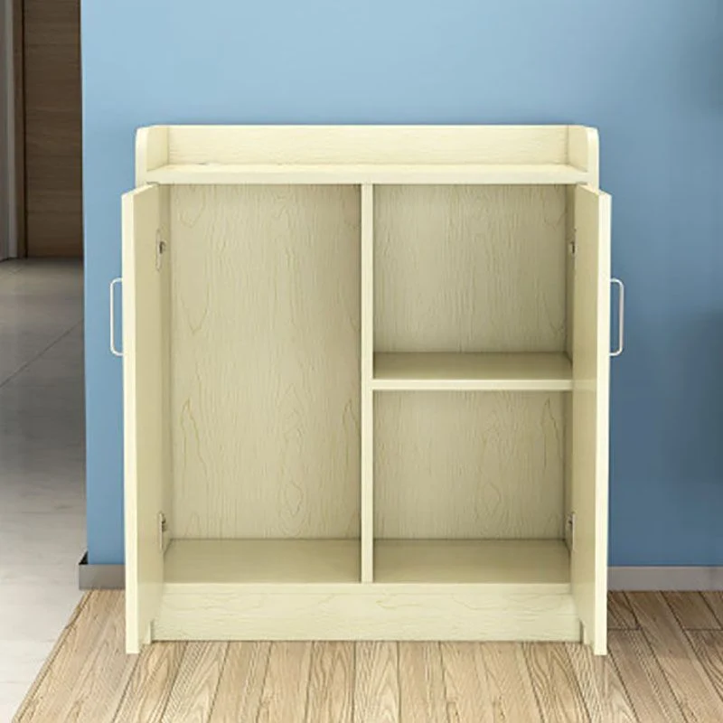 Eigentijds Engineered Wood Sideboard Dining Room 33"H 2 Doors Buffet Server Gemakkelijk Schoon te Maken Black