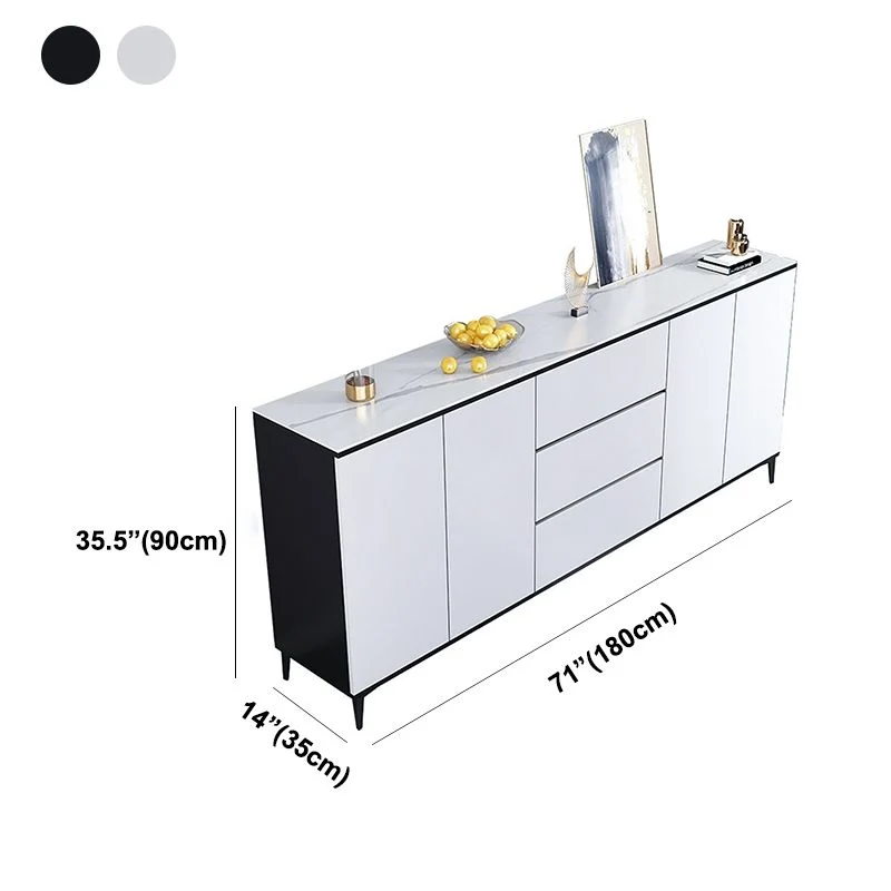 Eigentijds Style Buffet Sideboard Door and Drawer Sideboard Kitchen 180 x 90 cm 31l